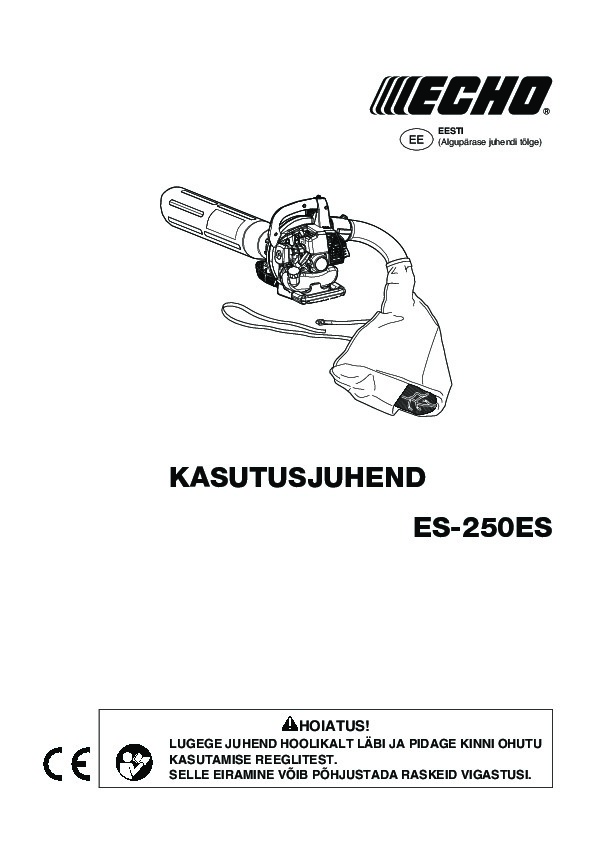 ES-250ES-kasutusjuhend EE